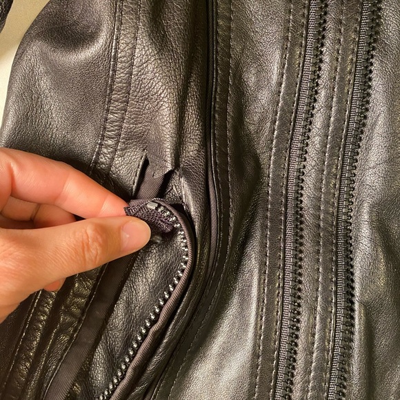 Vintage Diesel Leather Jacket - Picture 6 of 7